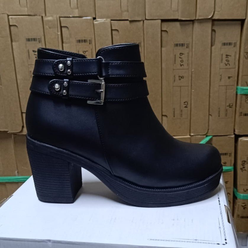 Botin De Mujer negro (BA112.E) - Gabybru Calzados