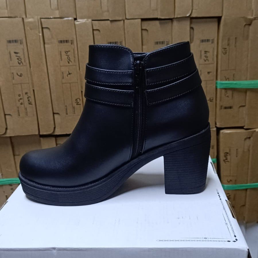 Botin De Mujer negro (BA112.E) - Gabybru Calzados