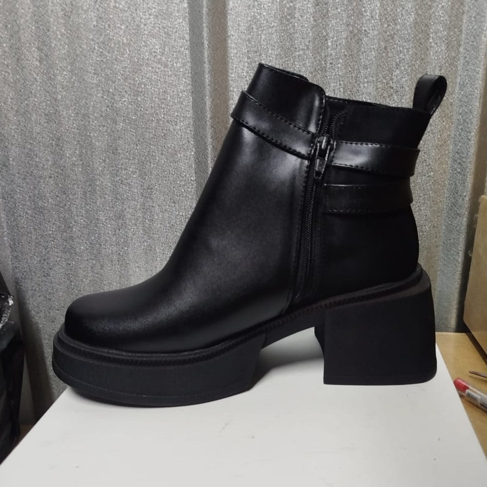 Botin De Mujer Negro (BA120.N) - Gabybru Calzados
