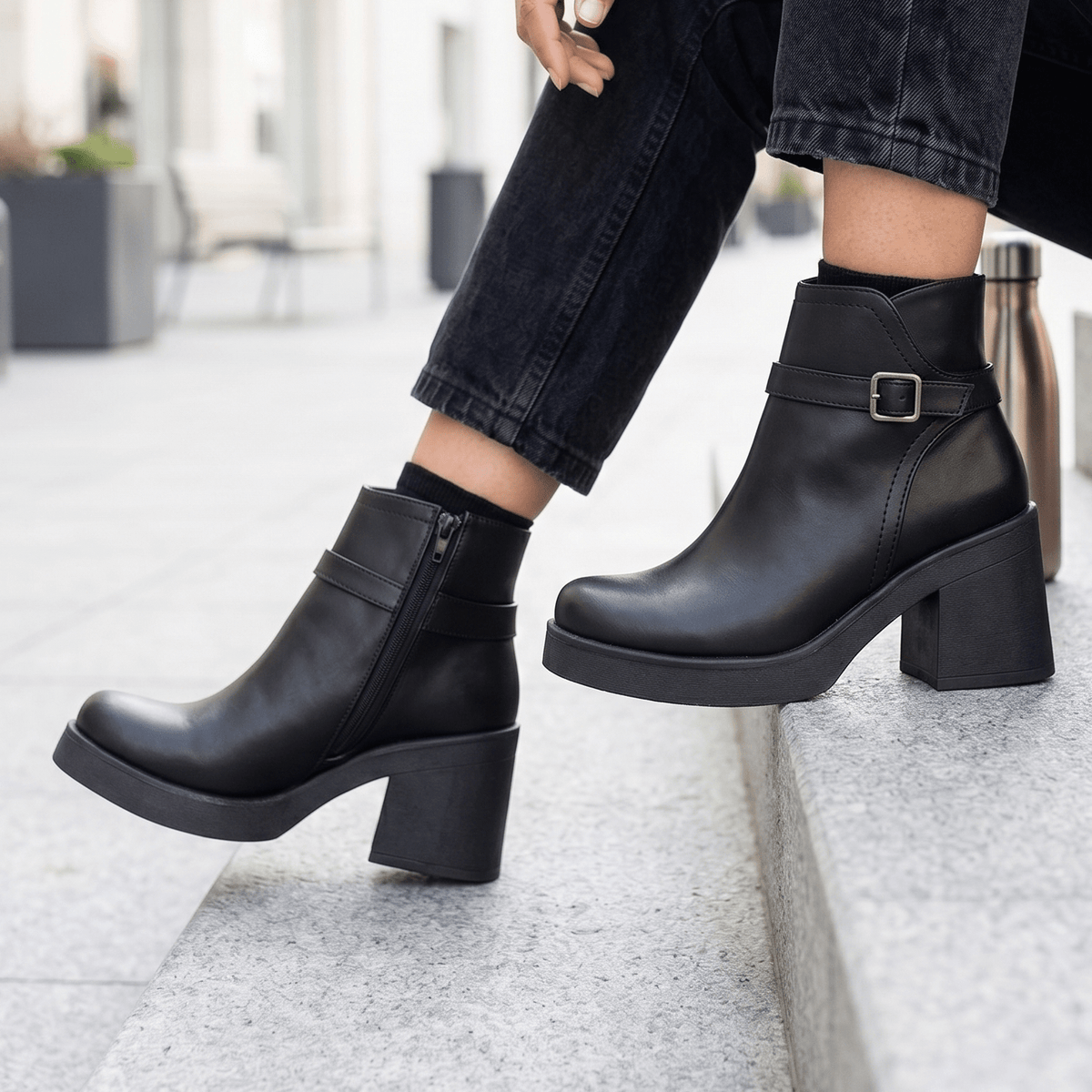 Botin De Mujer Negro (BA123.E)