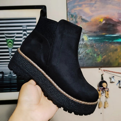 Botin de mujer negro (BA40.N) - Gabybru Calzados