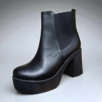 Botin de mujer negro (BA76.N) - Gabybru Calzados