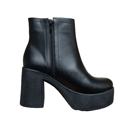 Botin de mujer negro (BA76.N) - Gabybru Calzados
