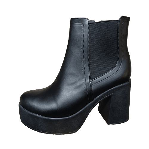 Botin de mujer negro (BA76.N) - Gabybru Calzados