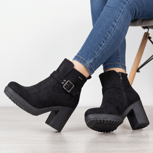 Botin de mujer Negro (BA81.N) - Gabybru Calzados