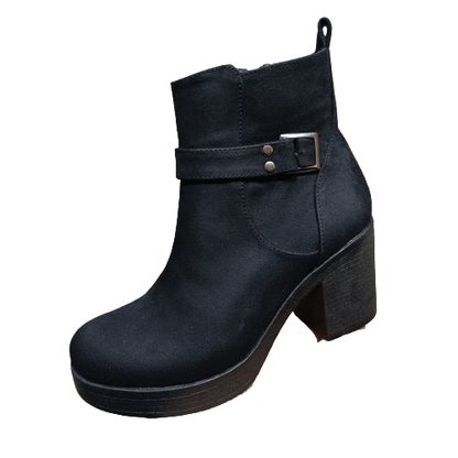 Botin de mujer Negro (BA81.N) - Gabybru Calzados