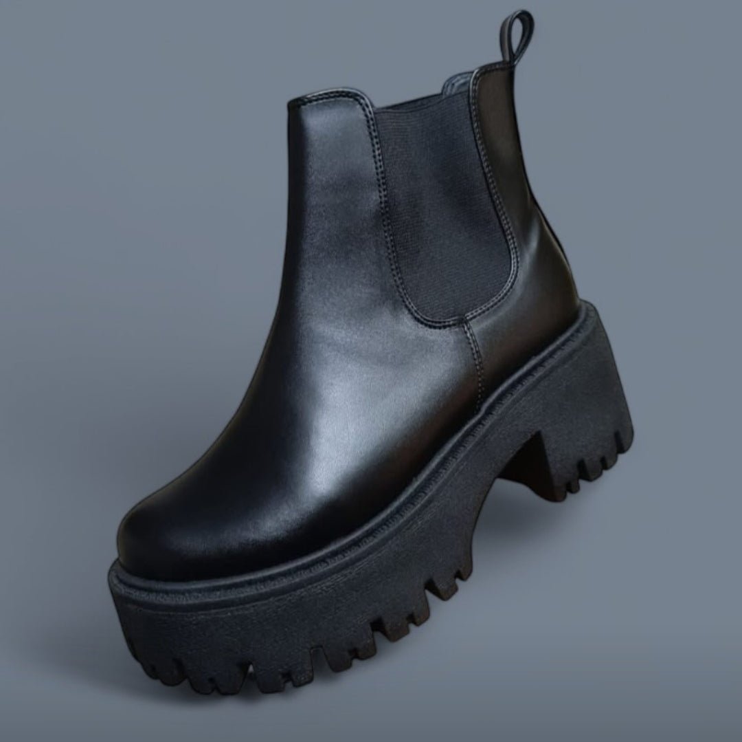 Botin de mujer Negro (BA82.E) - Gabybru Calzados