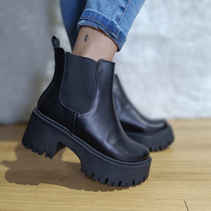Botin de mujer Negro (BA82.E) - Gabybru Calzados