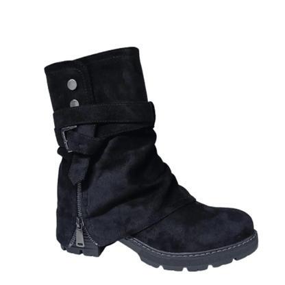Botin De Mujer Negro (BA95.n) - Gabybru Calzados