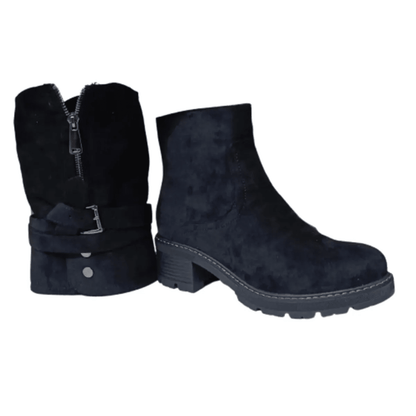 Botin De Mujer Negro (BA95.n) - Gabybru Calzados