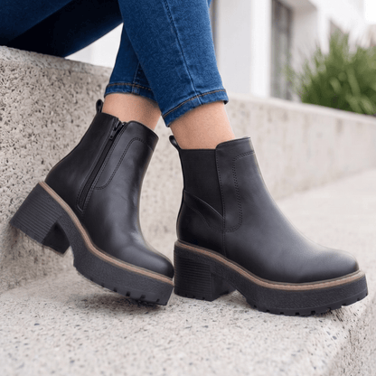 Botin De Mujer Negro Eco (BA131.E) - Gabybru Calzados