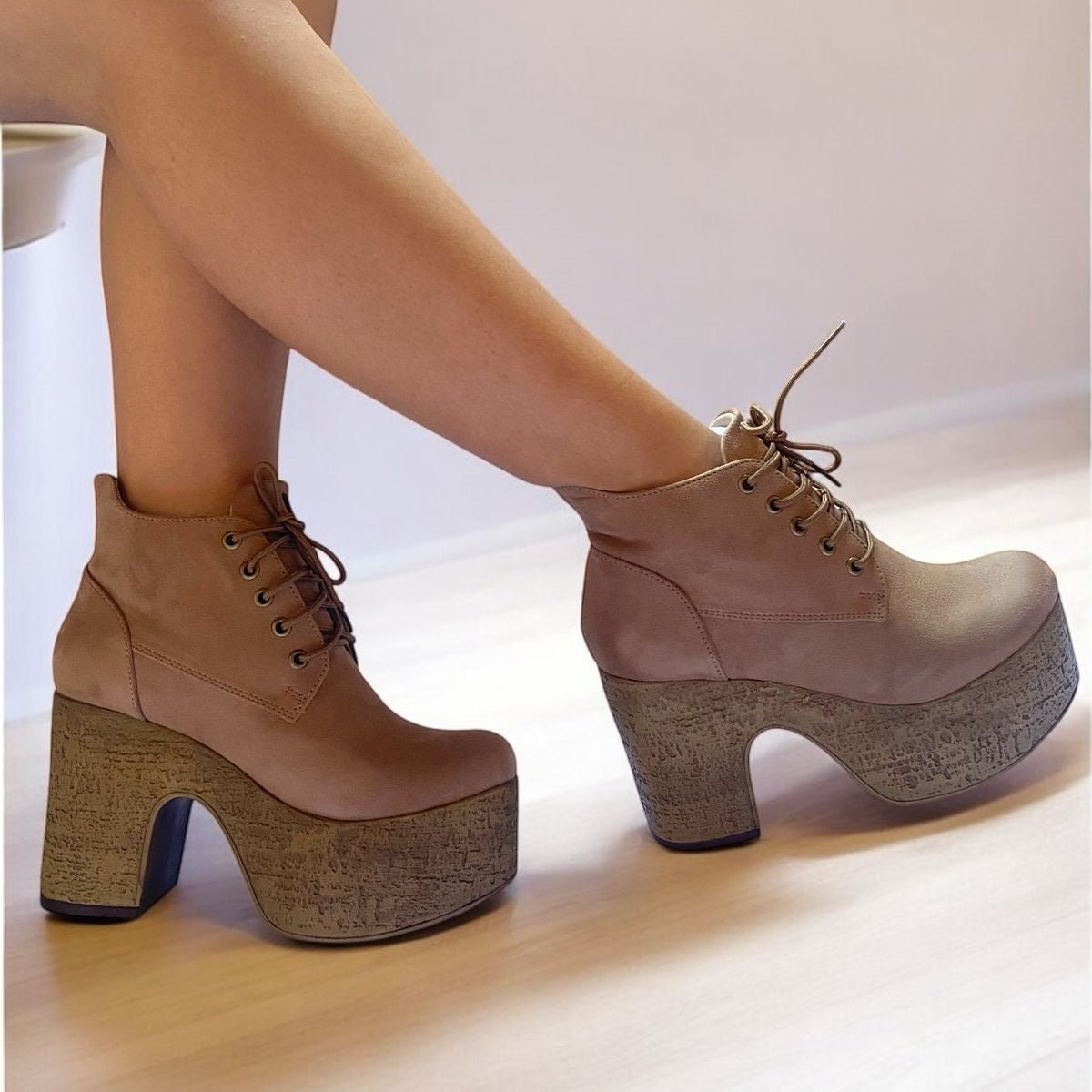 Botin de Mujer Papa Alto (BA50.PA) - Gabybru Calzados