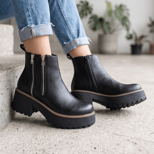 Botin Mujer Negro (BA150.E) - Gabybru Calzados