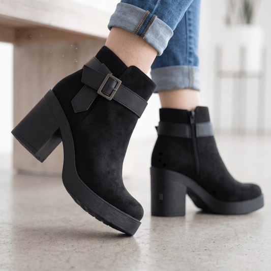 Botin Mujer Negro (BA152.N) - Gabybru Calzados