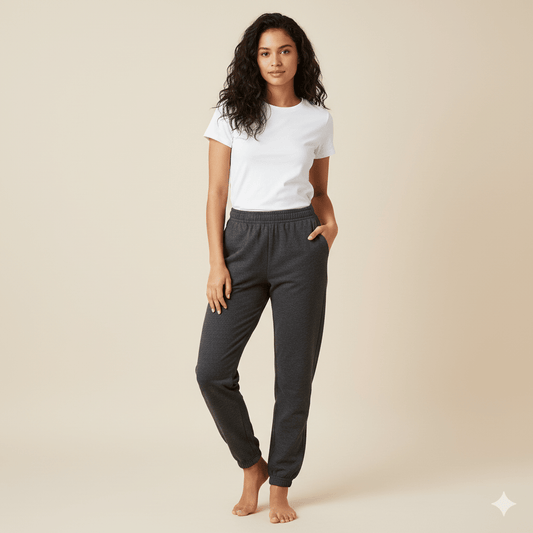 Jogger De Mujer Gris Marengo - Gabybru Calzados