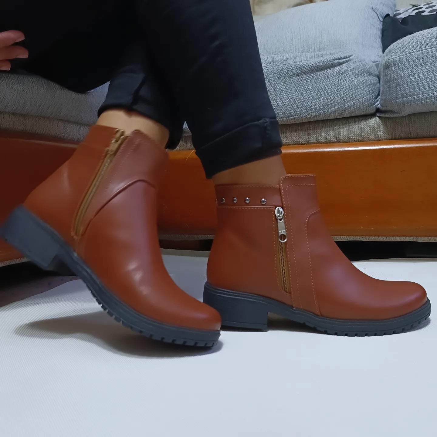 Botin de Mujer Bajo Cafe (BB7.Cf)