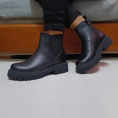 Botines Negros bajos  de Mujer (BA39.N)