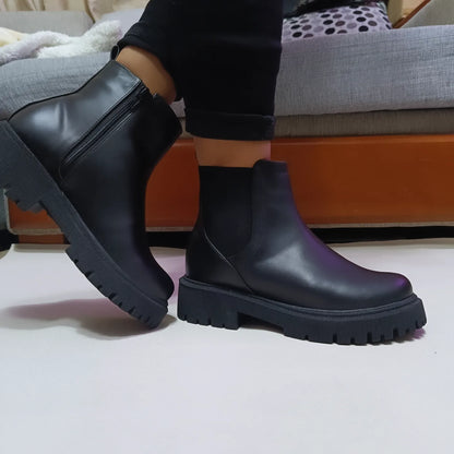 Botines Negros bajos  de Mujer (BA39.N)