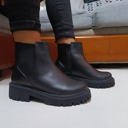 Botines Negros bajos  de Mujer (BA39.N)