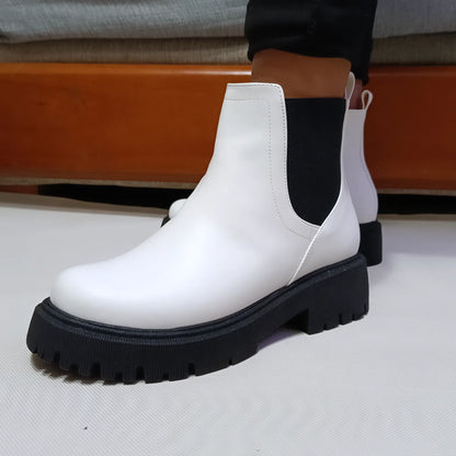 Botines Blancos bajos de Mujer (BA39.BL)