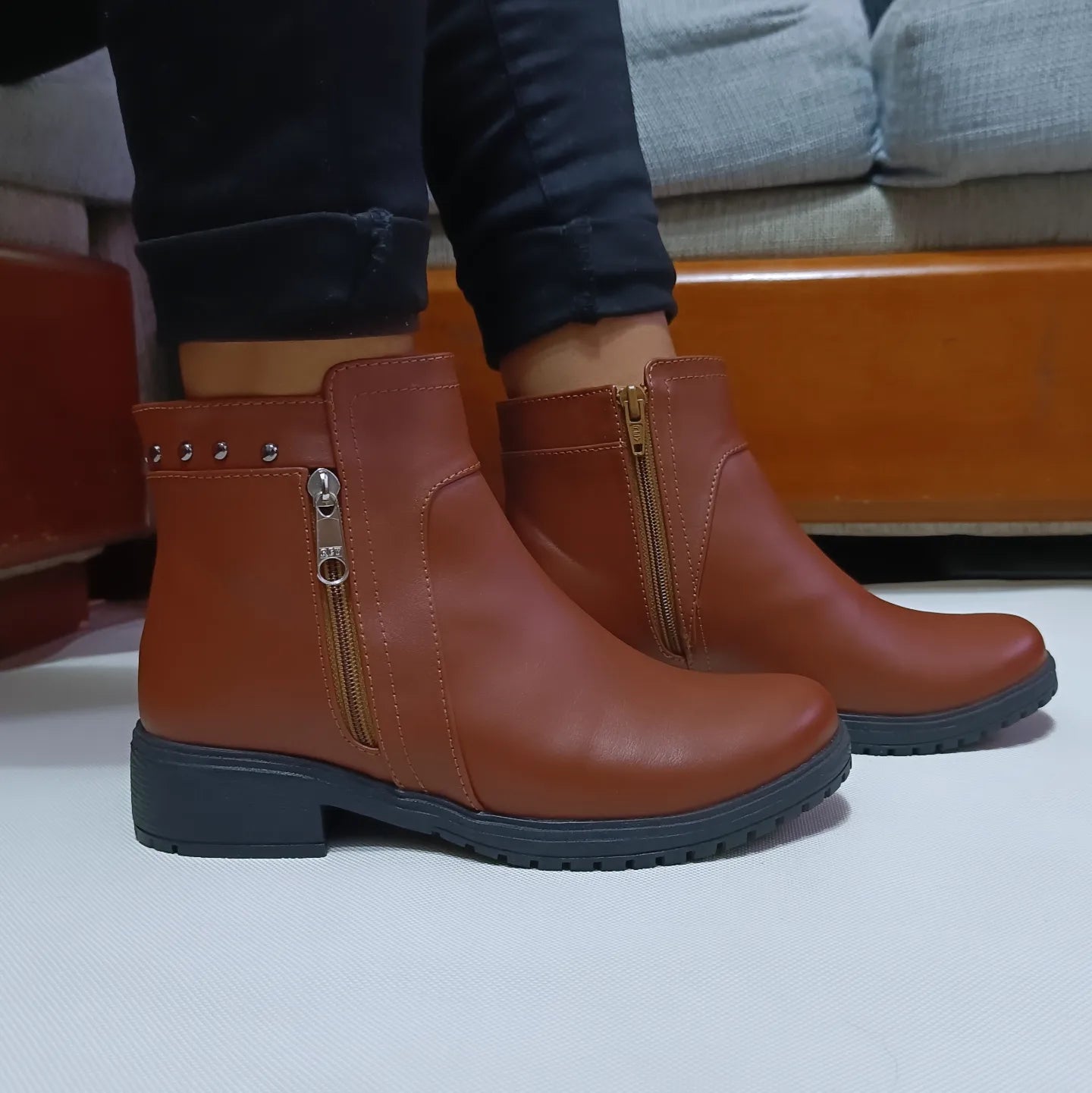 Botin de Mujer Bajo Cafe (BB7.Cf)