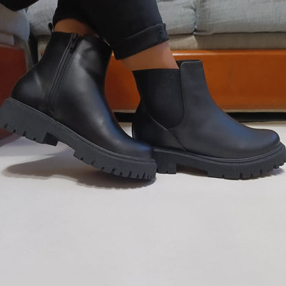 Botines Negros bajos  de Mujer (BA39.N)