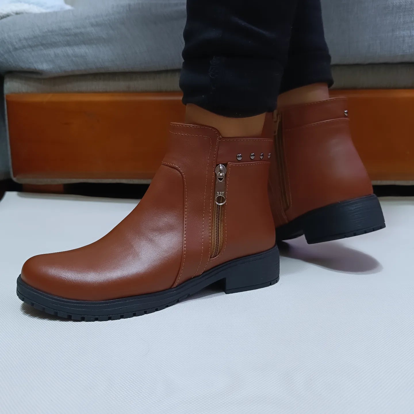 Botin de Mujer Bajo Cafe (BB7.Cf)