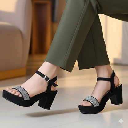 Sandalia Mujer Brillos (SL400.N)