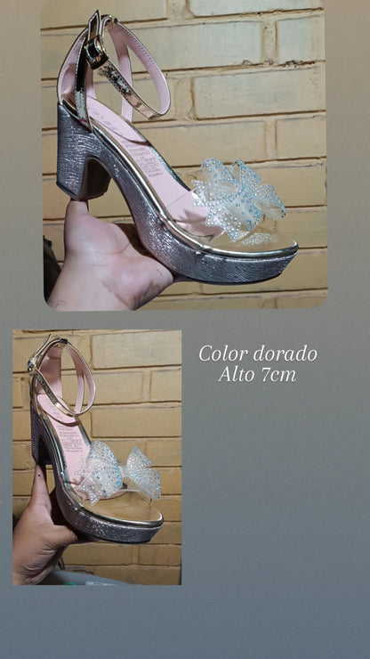 Sandalias de Mujer Fiesta (SL133.DR) - Gabybru Calzados