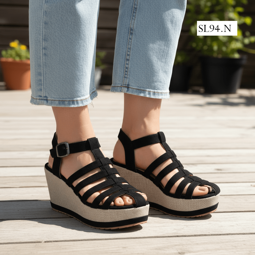 Sandalias de Mujer (SL94.N) - Gabybru Calzados