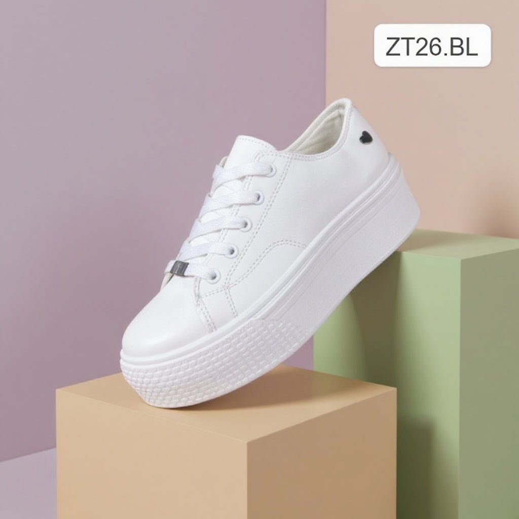 Zapatilla Mujer Blanca (ZT26.BL) - Gabybru Calzados