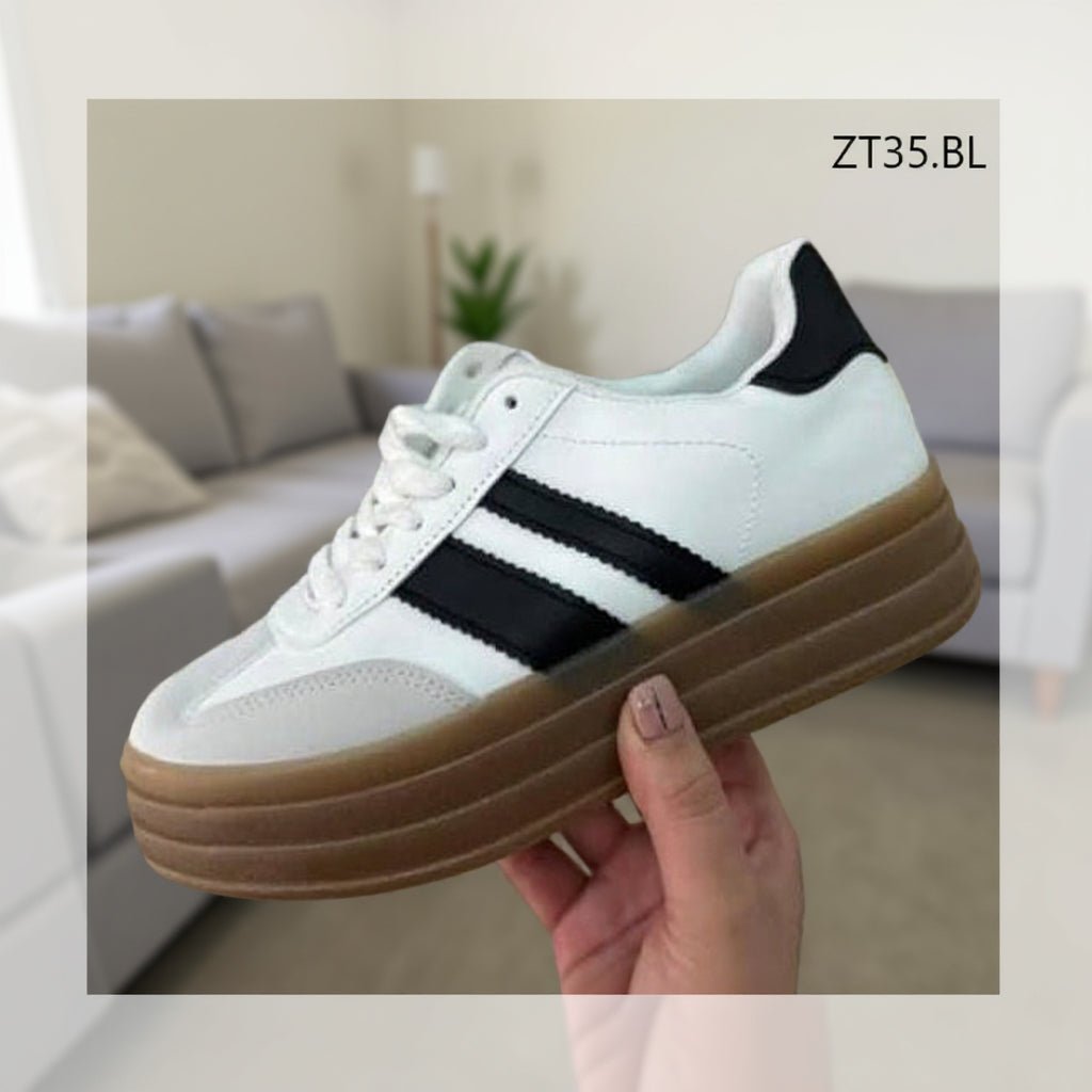 Zapatilla Mujer Blanca (ZT35.BL) - Gabybru Calzados