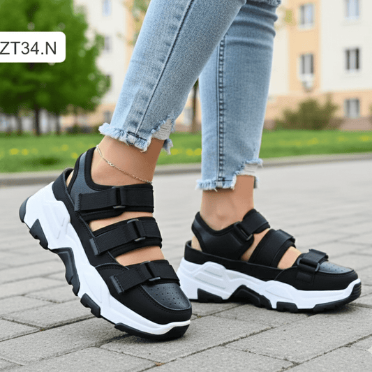 Zapatilla Mujer Negra (ZT34.N) - Gabybru Calzados
