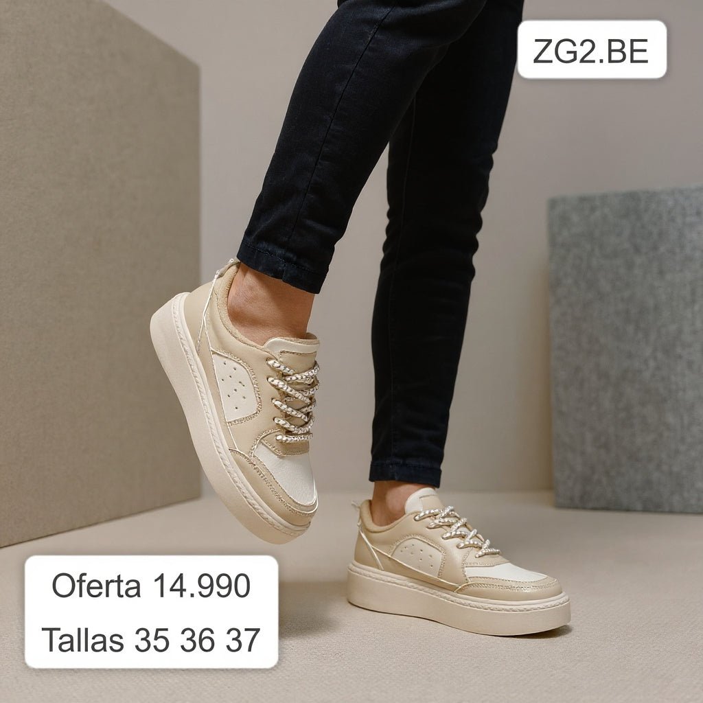 Zapatillas De Mujer Beige (ZG2.Be) - Gabybru Calzados
