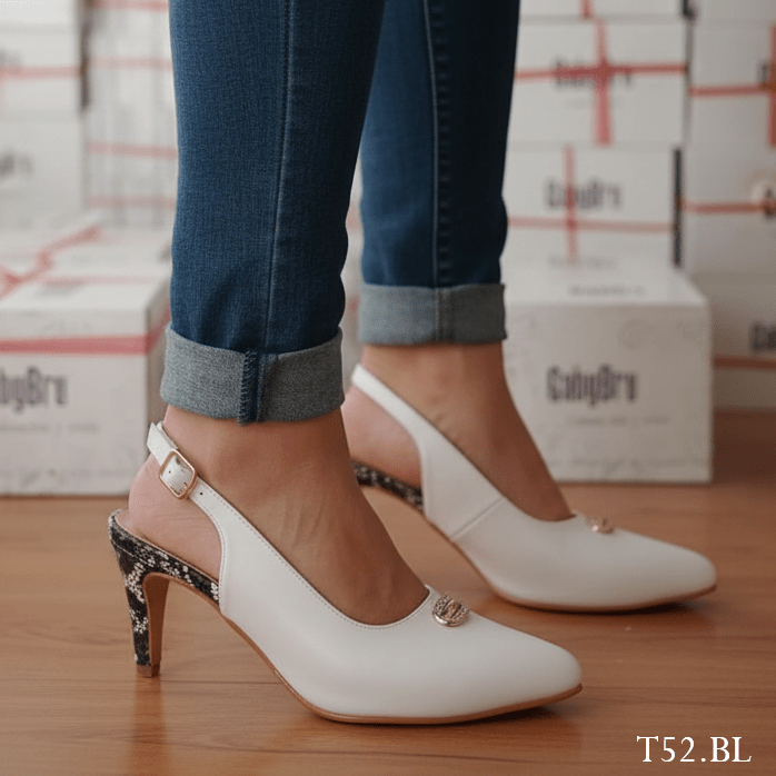 Zapato de Mujer Blanco (T52.BL) - Gabybru Calzados