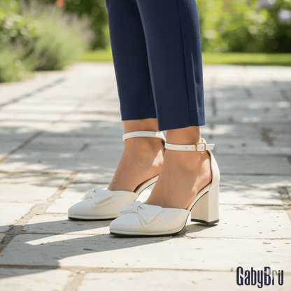 Zapato de Mujer Blanco (T53.BL) - Gabybru Calzados