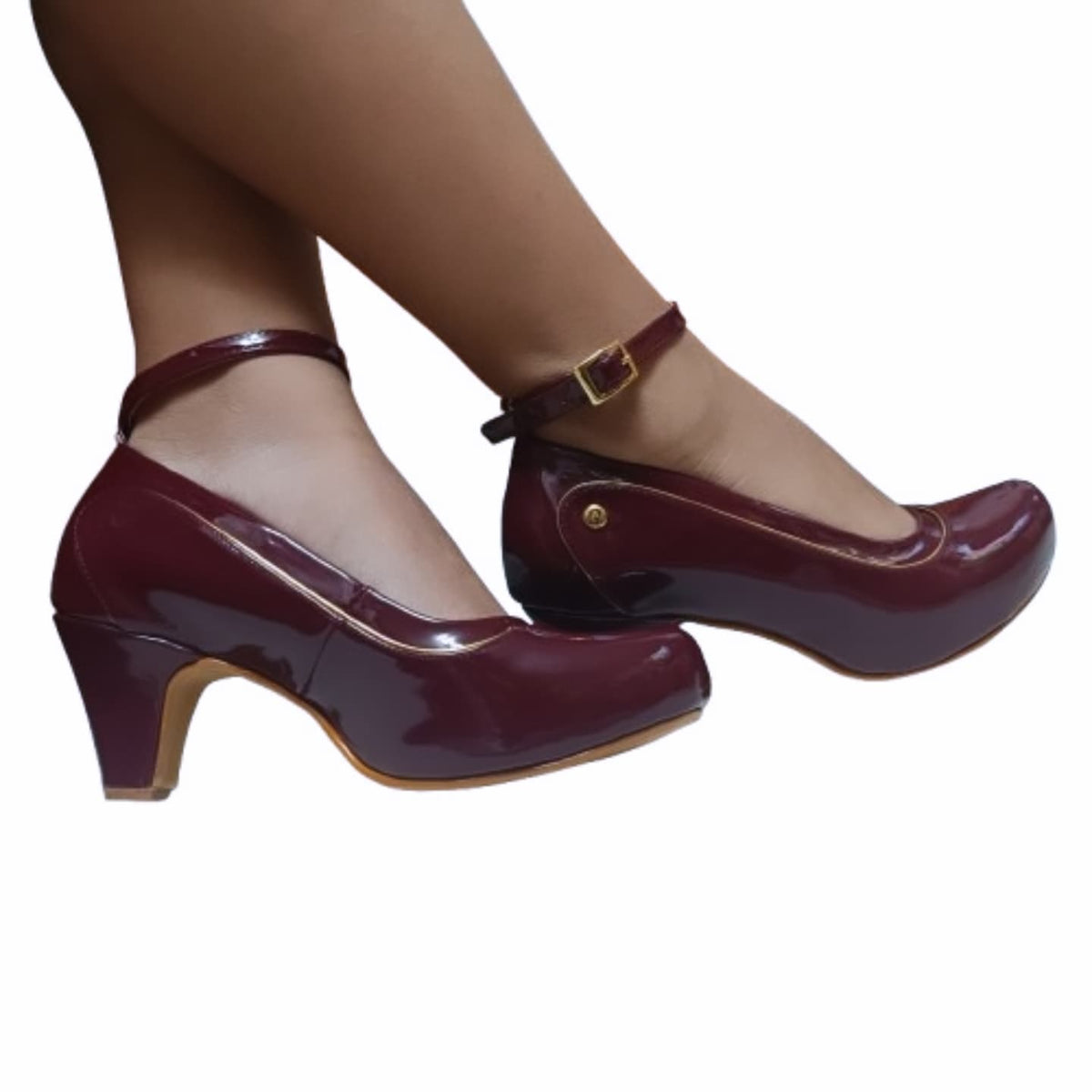 Zapato de mujer Charol vino bajo (H5.V) - Gabybru Calzados