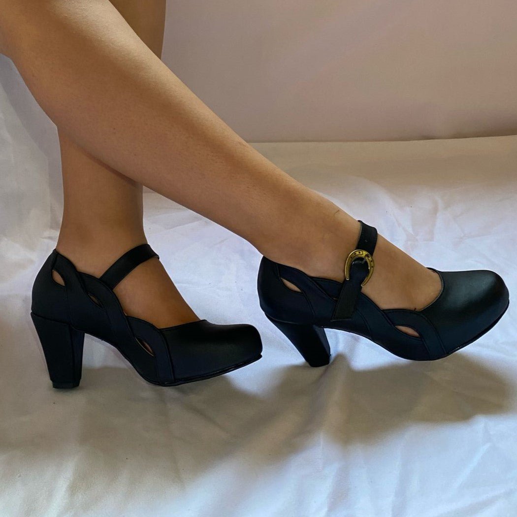 Zapato de Mujer Cueca (CC107.N) - Gabybru Calzados