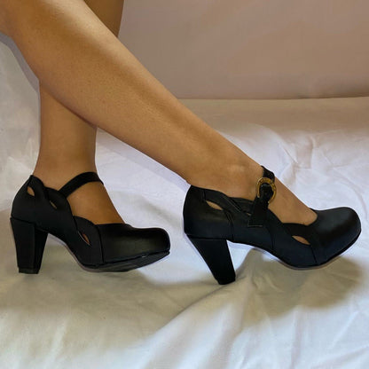 Zapato de Mujer Cueca (CC107.N) - Gabybru Calzados