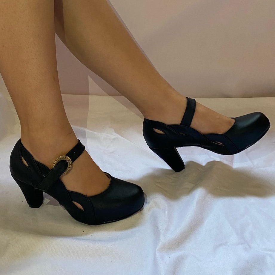 Zapato de Mujer Cueca (CC107.N) - Gabybru Calzados