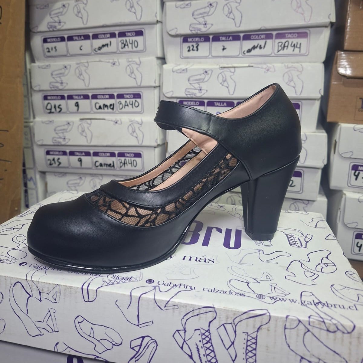 Zapato de Mujer Cueca (CC1177.N) - Gabybru Calzados