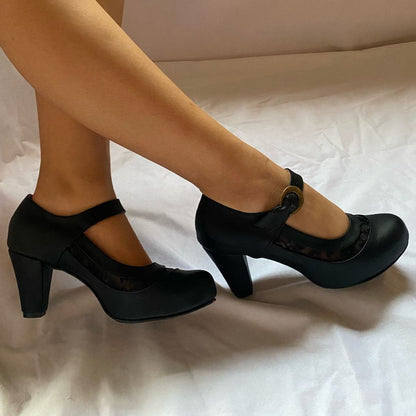 Zapato de Mujer Cueca (CC117.N) - Gabybru Calzados