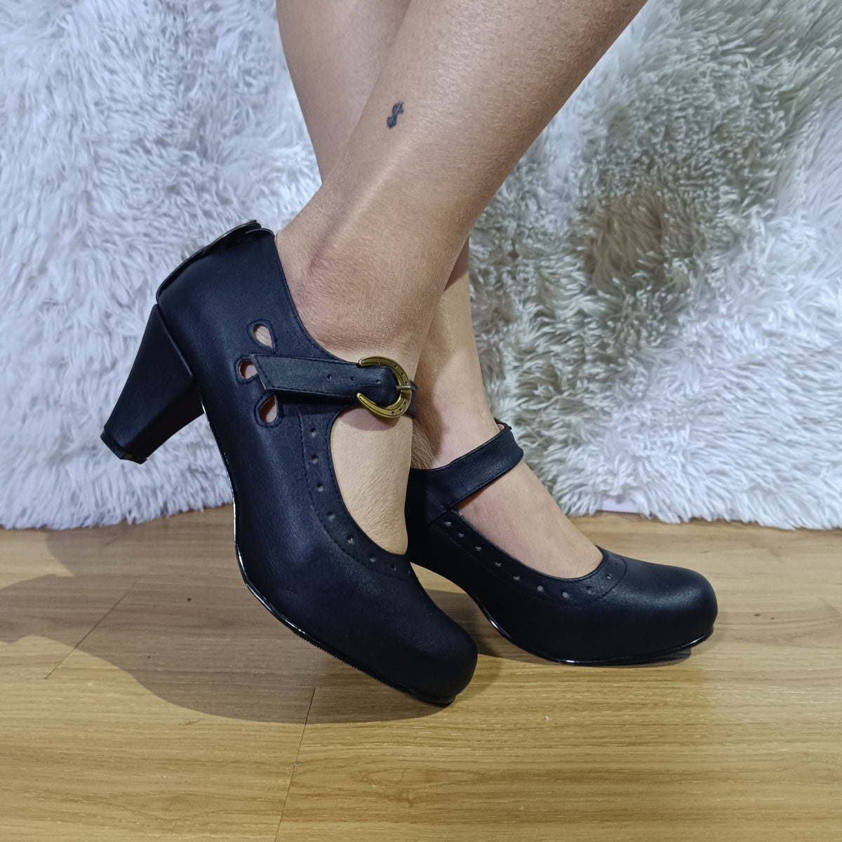 Zapato de Mujer Cueca (CC126.N) - Gabybru Calzados