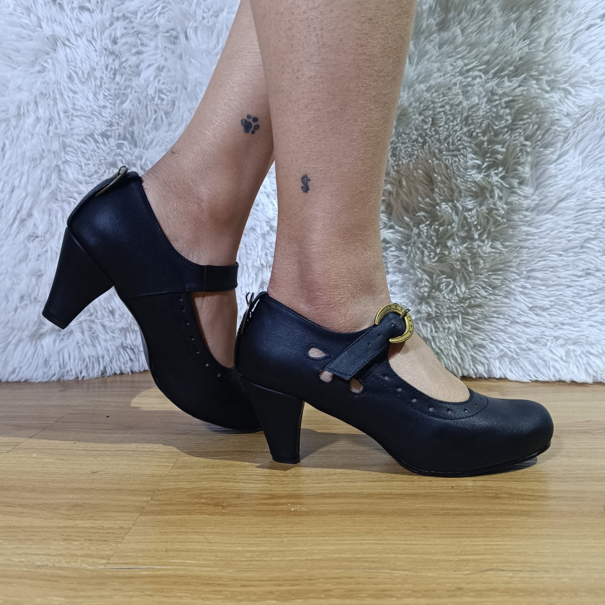 Zapato de Mujer Cueca (CC126.N) - Gabybru Calzados