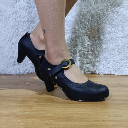 Zapato de Mujer Cueca (CC126.N) - Gabybru Calzados