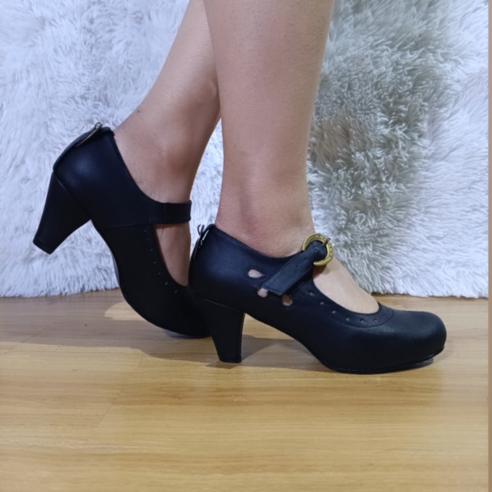 Zapato de Mujer Cueca (CC126.N) - Gabybru Calzados