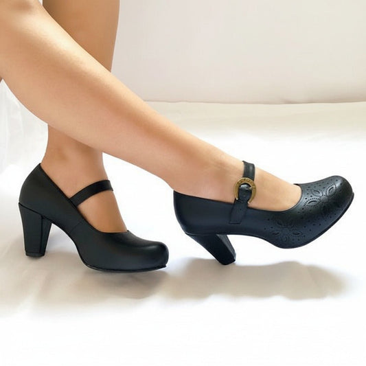 Zapato de Mujer Cueca (CC47.N) - Gabybru Calzados