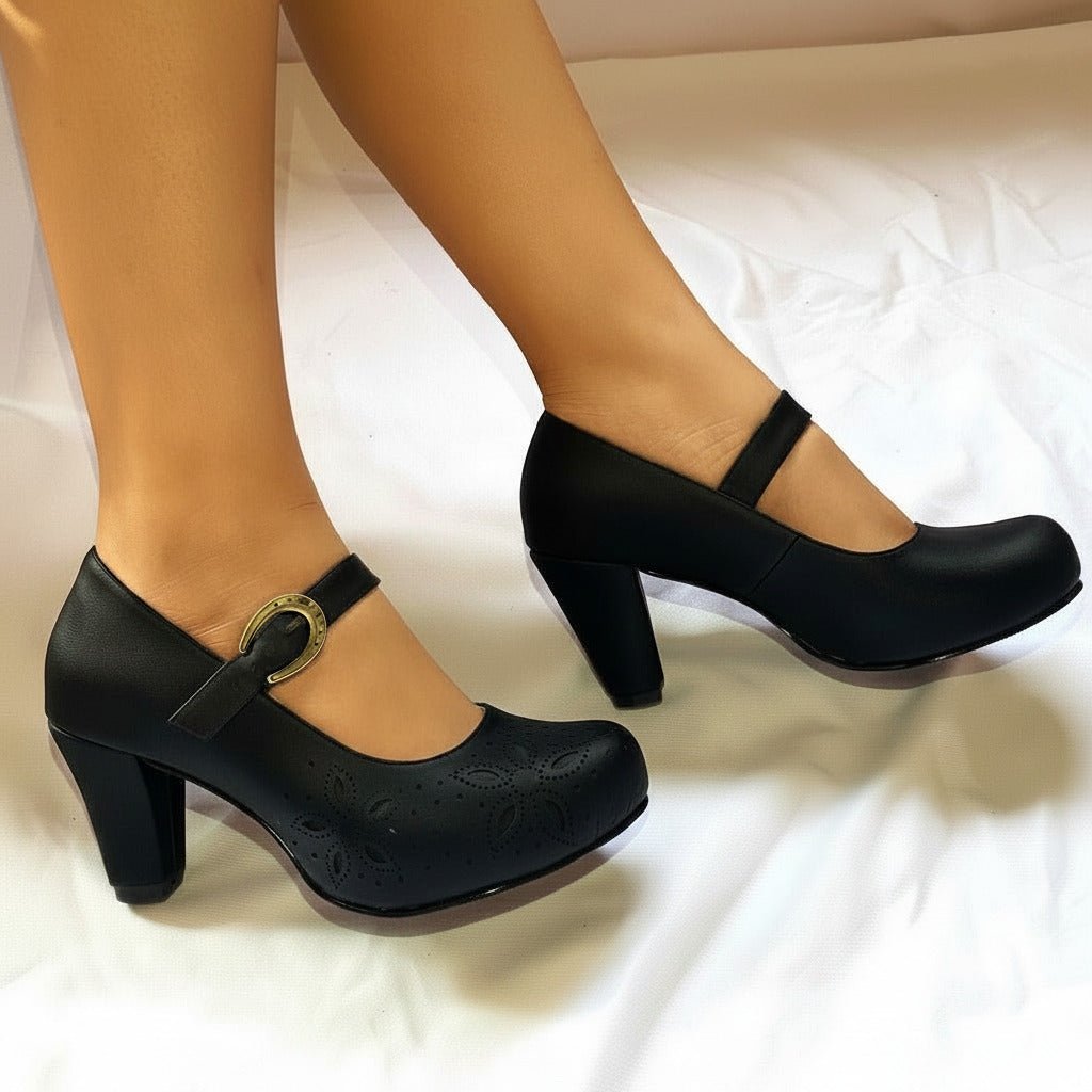 Zapato de Mujer Cueca (CC47.N) - Gabybru Calzados