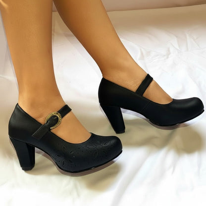 Zapato de Mujer Cueca (CC47.N) - Gabybru Calzados