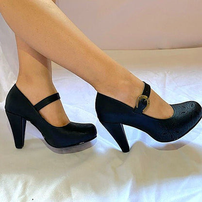 Zapato de Mujer Cueca (CC49.N) - Gabybru Calzados